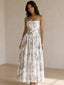 Isolde-Floral Midi Dress - Vessita