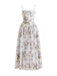 Isolde-Floral Midi Dress - Vessita
