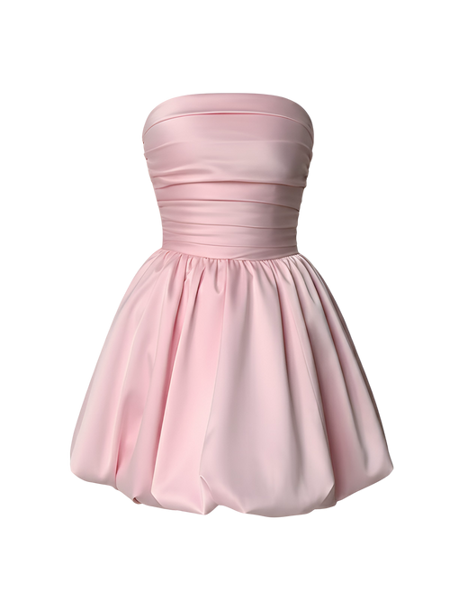 Ray-Strapless Glow Dress