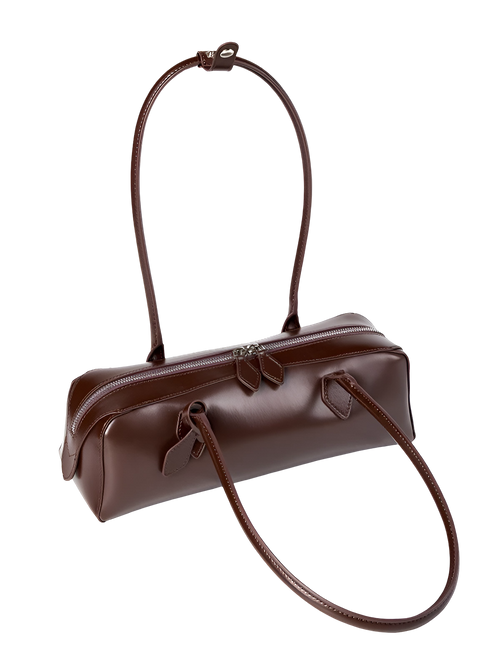 Ines-Gloss Barrel Bag