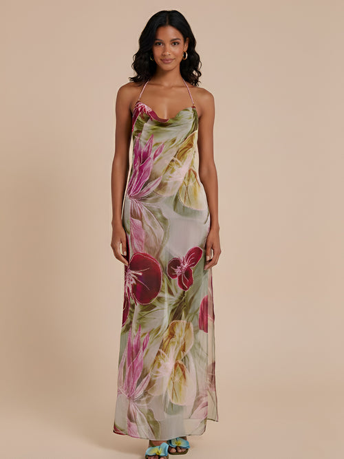 Zara-Sheer Bloom Dress