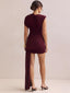 Belin–One Shoulder Dress