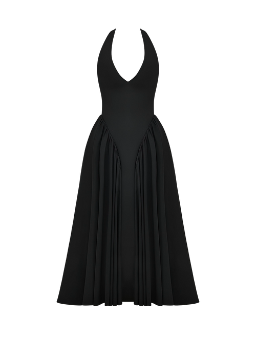 Noelia-Halter Midi Dress
