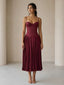 Rani-Satin Pleat Dress - Vessita