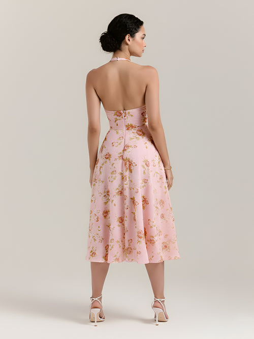Liah-Halter Midi Dress