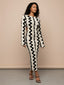 Zara–Wave Knit Dress - Vessita