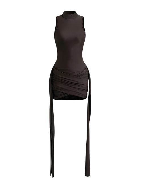 Kaia-Drape Bodysuit Wrap
