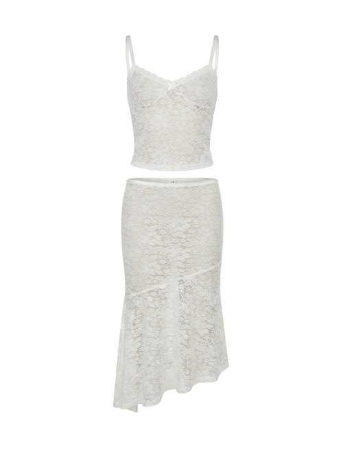 Luni-Lace Skirt Set