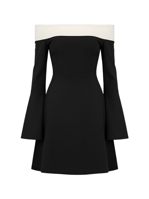 Faye-Off Shoulder Dress - Vessita