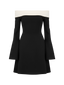Faye-Off Shoulder Dress - Vessita