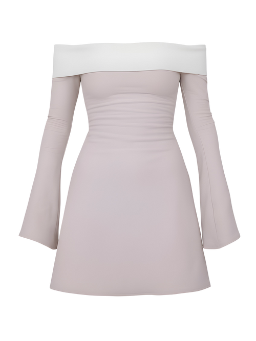 Faye-Off Shoulder Dress - Vessita