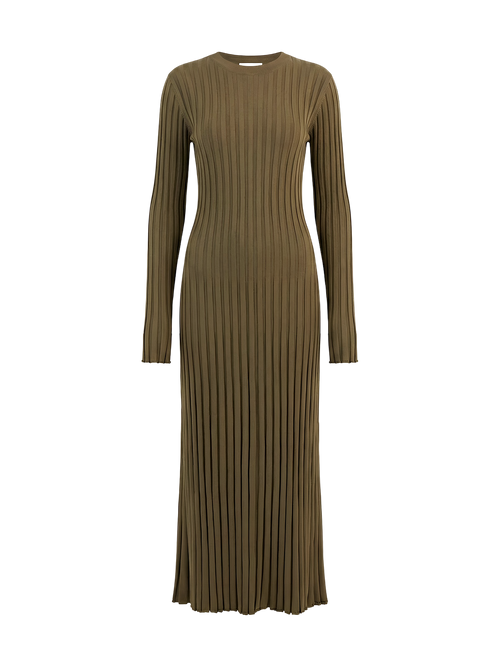 Tia-Ribbed Maxi Dress - Vessita