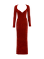 Lena-Velvet Maxi Dress