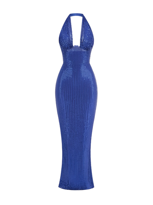 Esme-Deep V Gown
