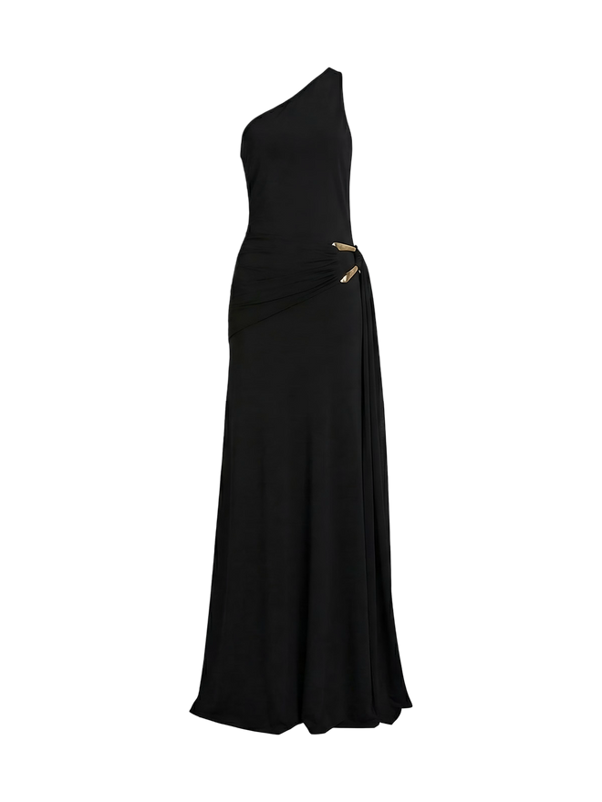 Mira-One Shoulder Gown