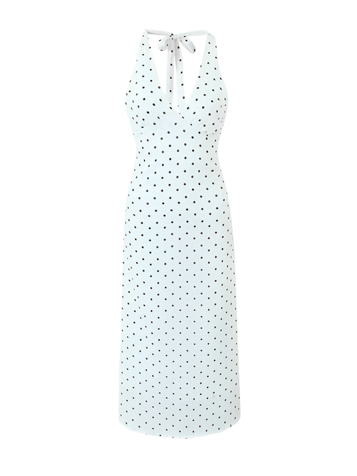 Ella–Vintage Dotted Dress - Vessita