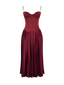 Rani-Satin Pleat Dress - Vessita