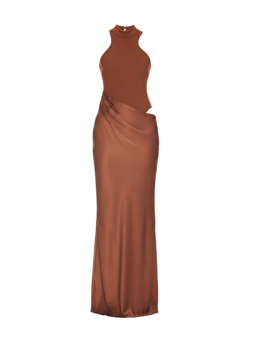 Noelle-Sculpt Maxi Dress - Vessita