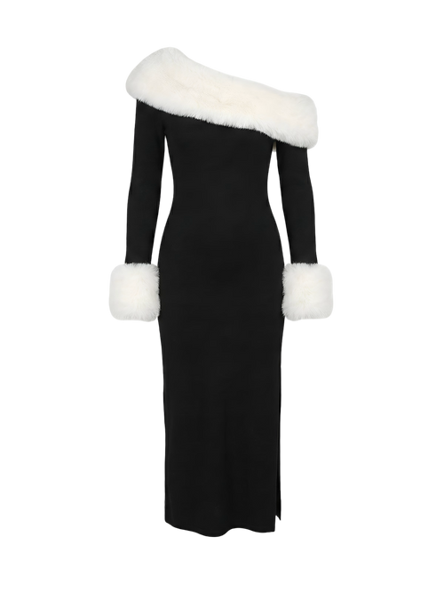 Lila-Winter Fur Dress