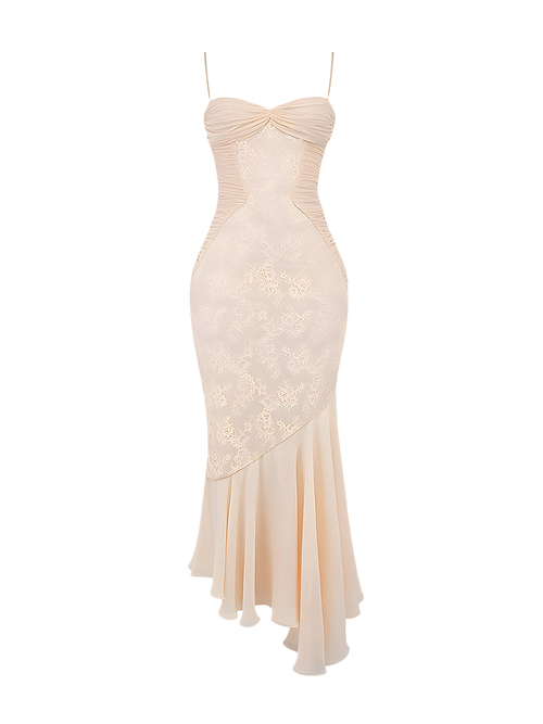 Cora-Lace Mermaid Dress - Vessita