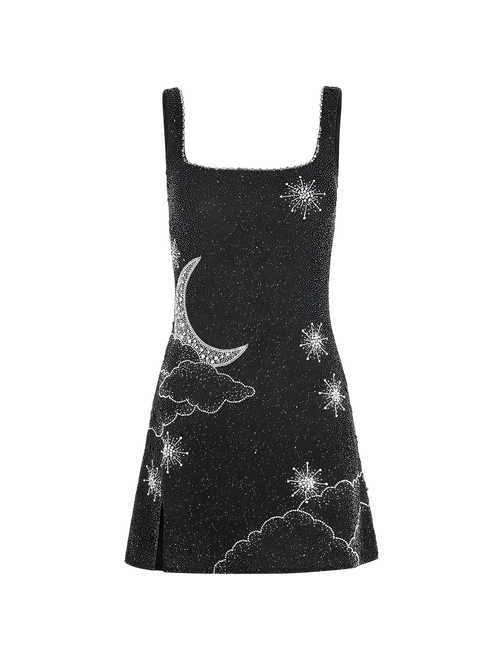 Selene-Moonlit Mini Dress