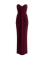 Lina-Ruched Maxi Gown