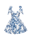 Lilia-Bow Floral Dress