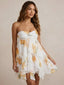 Liora-Floral Chiffon Dress