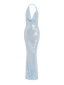 Elure-Drape Shine Dress
