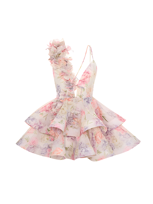 Sela–Blossom Wave Dress - Vessita