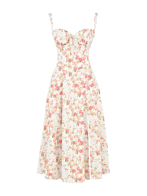 Amelia-Floral Midi Dress