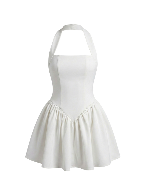 Eli-Halter Mini Dress - Vessita