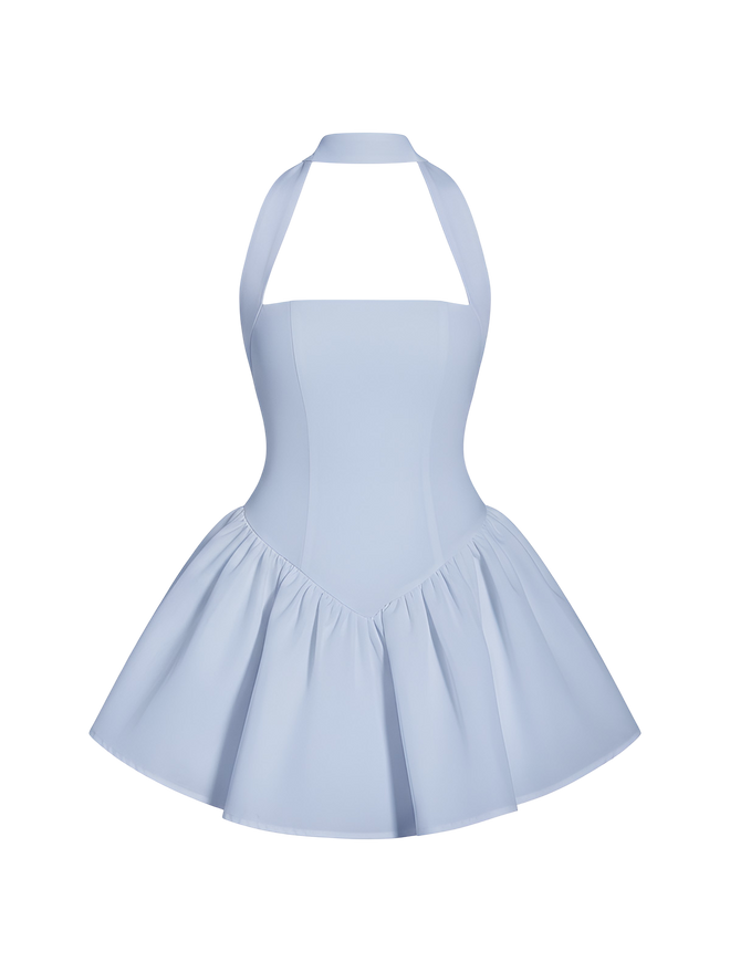 Solei-Halter Mini Dress