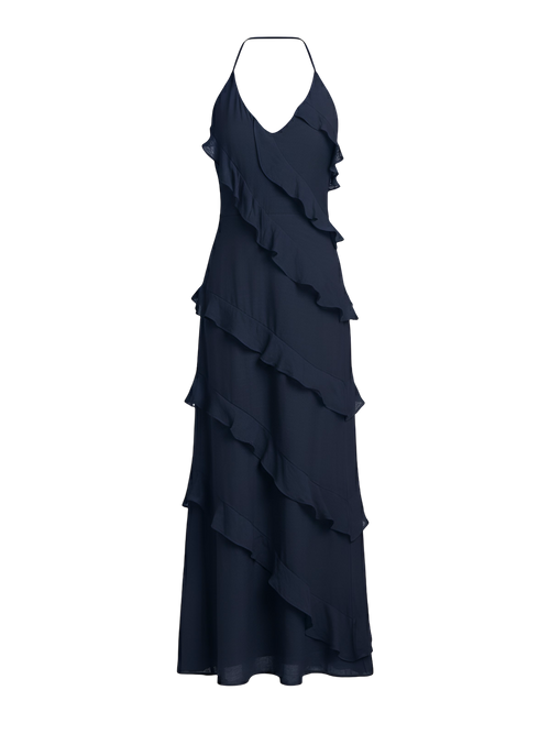 Mara–Flow Ruffle Maxi - Vessita