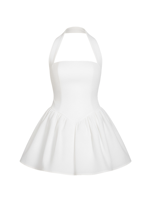 Solei-Halter Mini Dress