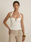 Lila-Pink Halter Top