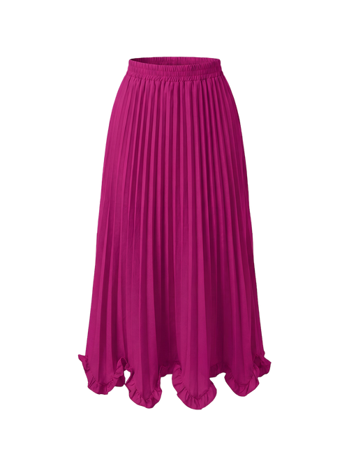 Selia–Flow Pleat Skirt - Vessita