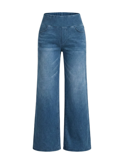 Nora-Luxe Wide Jeans