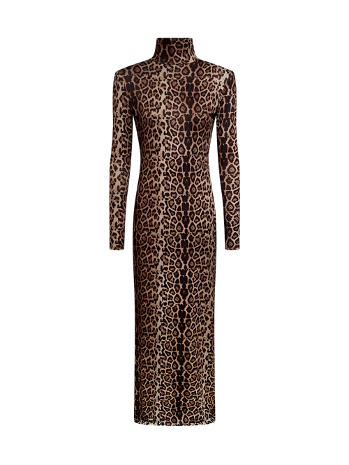 Lira-Leopard Maxi Dress