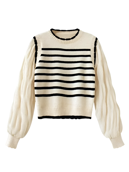 Lila-Stripe Knit