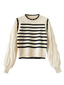 Lila-Stripe Knit