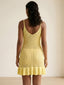 Roxana-Knit Ruffle Mini