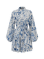 Renée-Vintage Print Dress - Vessita