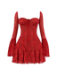 Ines-Flare Sheer Dress