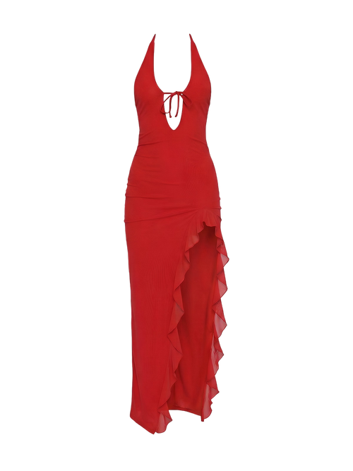 Raven–Side Slit Elegance