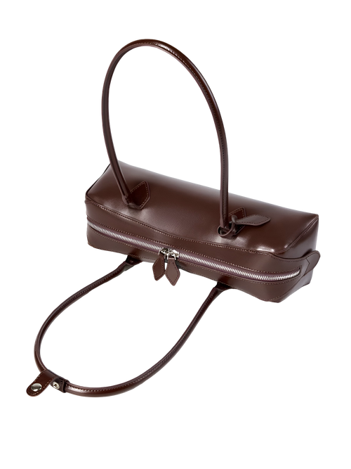 Ines-Gloss Barrel Bag