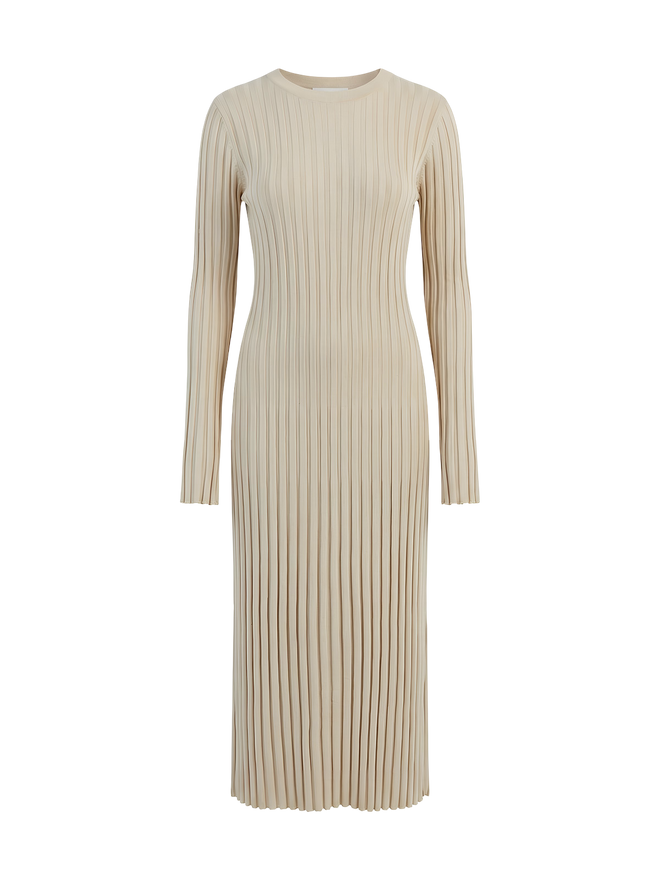 Tia-Ribbed Maxi Dress - Vessita