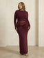 Lina-Drape Maxi Dress