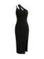 Maia–Sculpt Slit Midi - Vessita
