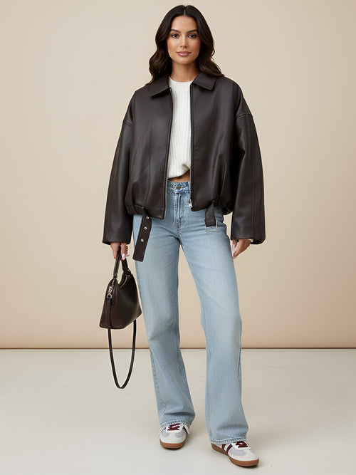 Ava-Leather Jacket